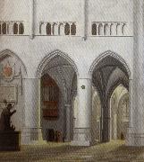 Pieter Jansz Saenredam Interior of the Church of Saint Bavo in Haarlem china oil painting artist
